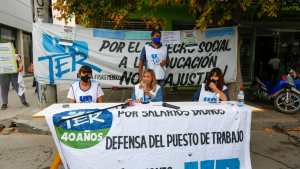 Unter ratifica que el paro tiene un 98% de adhesión y pide otra paritaria