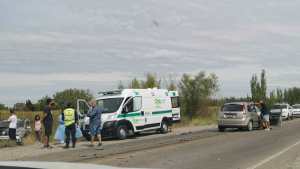 Choque sobre Ruta 22 en Guerrico: hay cuatro heridos