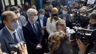 El reclamo de los trabajadores de la Salud. Foto: Yamil Regules
