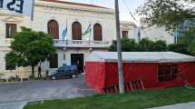 Imagen de Acampe de UPCN frente a la Casa de Gobierno de Río Negro