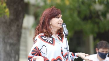 "Aquellos que fueron los que interrumpieron un gobierno constitucional son los que generaron la deuda", dijo CFK. Foto: Presidencia de la Nación.-