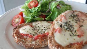 Milanesas de berenjenas gratinadas