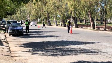 Huergo adhirió al nuevo esquema de restricción de circulación de personas. ( Foto Néstor Salas)