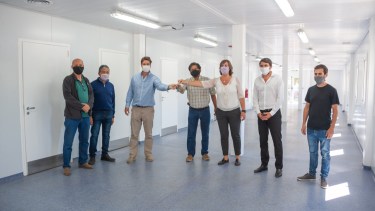 La obra del Centro Sanitario Turístico quedó finalizada a mediados de febrero. Aún se espera la llegada del equipamiento. (foto: gentileza)