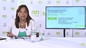 Detallaron cómo será la vacunación a docentes de Río Negro