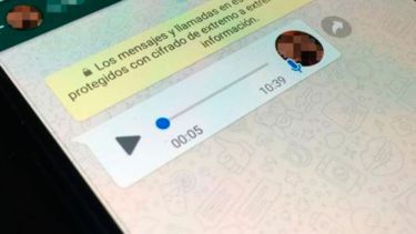 Los audios pueden resultar muy molestos para quienes los reciben. Esta opción puede colaborar.-