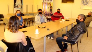 Ayelén Spósito se reunió en Viedma con dirigentes gremiales