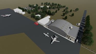 En las nuevas instalaciones se podrán guardar más aeronaves, alojar a sus tripulaciones en un aeropuerto para operar las 24 horas.