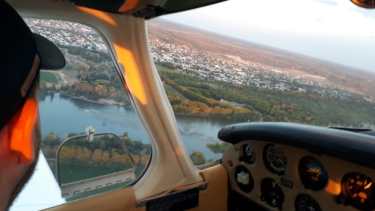  Desde las alturas: los vuelos de bautismo, una novedad. Fotos gentileza Turismo Choele Choel.
