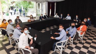 La mesa nacional de Juntos por el Cambio mantuvo una reunión en Palermo.