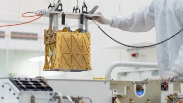 Un instrumento del Perseverance fabricó oxígeno en Marte. Foto: gentileza NASA 