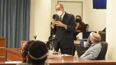 El defensor Roberto Berenguer pidió que Lucini fuera declarado responsable de homicidio en estado de emoción violenta. Foto Florencia Salto.