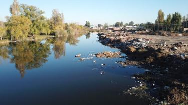 El Municipio calcula que hay más de 30 toneladas de residuos. Foto: Gentileza.