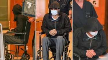 Así fue registrado el actor, en su última aparición pública. Foto: Page Six.-