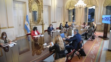 La reunión de hace dos semanas atrás, cuando se definieron medidas en AMBA.