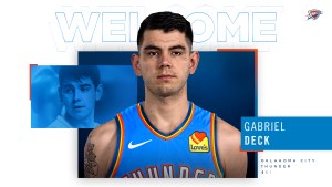 Es oficial: Gabriel Deck jugará para Oklahoma en la NBA