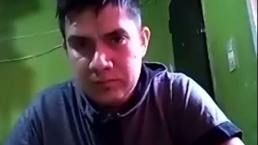 Damián Jonathan Jara, en la audiencia de hoy a la mañana.