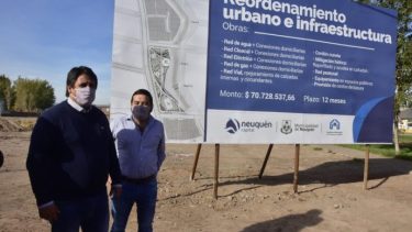 Confirman obras por $71 millones para regularizar un barrio de Neuquén