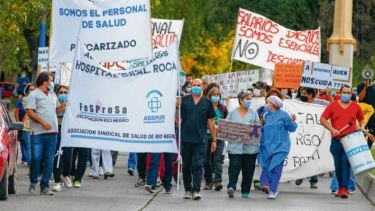 El paro del miércoles 7 tuvo una adhesión importante. Los trabajadores se sienten ninguneados y desde hoy definirán nuevas medidas. (Foto: Juan Thomes)