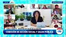 Imagen de Vizzotti expuso en Diputados, destacó la «velocidad» de la vacunación pero no dijo cuándo llegarán más dosis