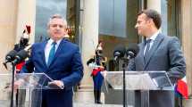 Imagen de Macron a Fernández, sobre la deuda: «Francia está de su lado»