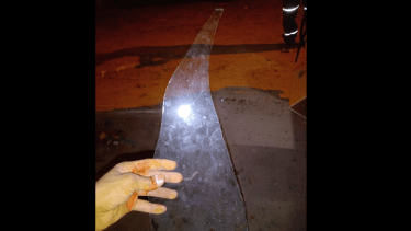 El accidente ocurrió anoche durante una recolección domiciliaria. Foto: Gentileza