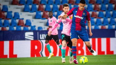 Messi metió un gol pero no alcanzó.