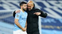 Imagen de Pep Guardiola despidió al Kun Agüero entre lágrimas
