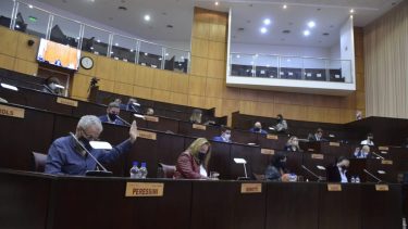 El bloque de Juntos por el Cambio no acompañó el repudio al ataque contra la vicepresidenta. Foto archivo: Yamil Regules.