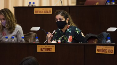 Gutiérrez fue reelecta en su banca en las elecciones de 2019. Foto: gentileza.