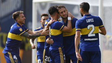 Izquierdoz no gritó el gol por su pasado en Lanús, club del que surgió y donde juega su hijo. 