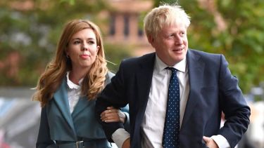 Carrie Symonds es pareja de Boris Johnson, tras su divorcio con la madre de sus cuatro hijos en 2020.-
