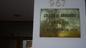 Hay tres candidatos para ocupar la presidencia del Colegio de Abogados de Roca
