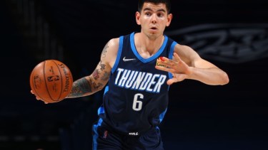 Gabriel Deck anotó 11 puntos en el partido de anoche para Oklahoma.