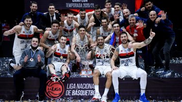 San Lorenzo campeón de la LNB, por quinta vez consecutiva. Récord absoluto en el deporte argentino. 