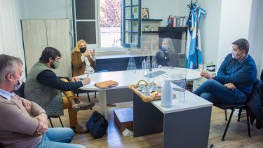 Reunión entre las autoridades nacionales, la intendenta de Roca y representantes de la UNRN para trabajar en nuevos convenios.