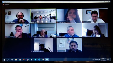 La comisión invitó a representantes de la federación en forma virtual. Foto: gentileza.