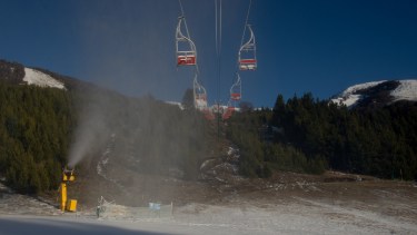 Se esperan nevadas en la zona media y alta de la cordillera pero no serán prolongadas. Archivo