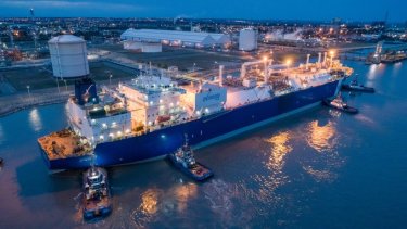 El buque inyectará gas a las redes del país durante 98 días. (Foto: Excelerate Energy)