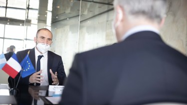 La última reunión de Guzmán con miembros del Club de París. 