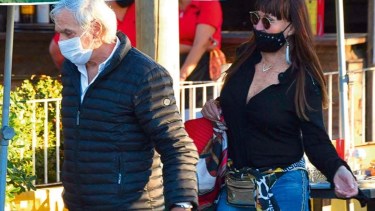Moria junto a El Pato Galmarini. Foto: gentileza 