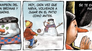 «Nariz de zanahoria», la tira 392 de Viajeros en el Voy