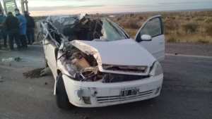Accidente en Autovía Norte: auto impactó contra un camión