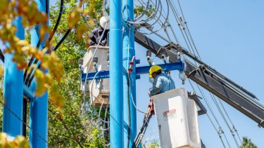 El corte del servicio eléctrico afectará al centro de Roca.