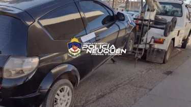 EL operativo se focalizó sobre calles Rodhe y San Martín, en Neuquén. Foto: Gentileza
