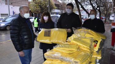 Donación para la unidad Covid 19 del Castro Rendón (gentileza municipio)