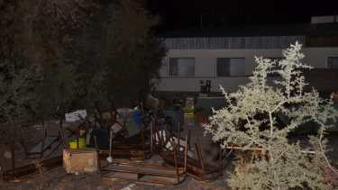 Por la explosión en Aguada San Roque una docente se encuentra internada en terapia intensiva con pronóstico reservado. Foto: Yamil Regules. 