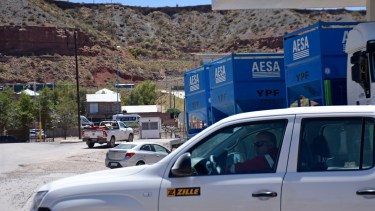 Los cortes de ruta podrían afectar en primer lugar a los equipos de fractura de las empresas. (Foto: archivo Florencia Salto)