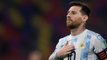 Lionel Messi, capitán de la selección argentina de fútbol. 
