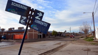 Viedma dispone de 8 obras, entre ellas, el pavimento de las calles Schieroni y Winter. Foto: Marcelo Ochoa.